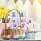 24Pcs Easter Treat Boxes with Bunny Window 4 x 4 x 2.6 Inch Colorful Plaids Cupcake Cardboard Box Rabbit Shape Window Cookie Goodie Candy Box Easter Treat Gift Boxes for Holiday Party Favor